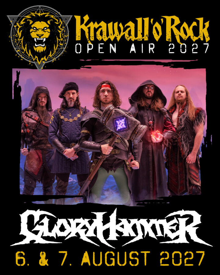 KOR 2027 Band Announcement 4 zu 5 Gloryhammer